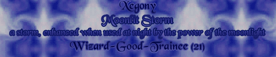 Xegony's Breath Weapon!  Moonlit Storm.